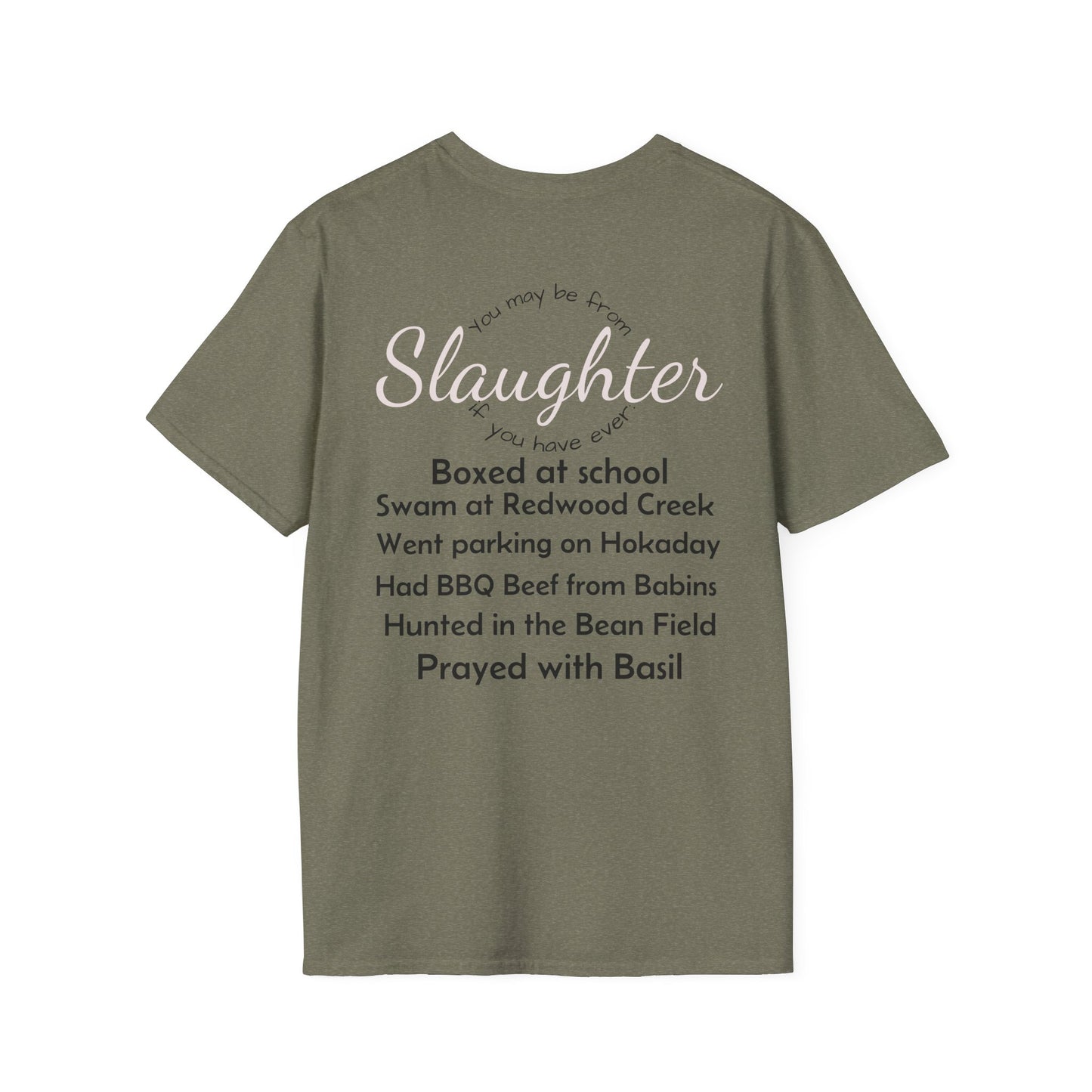 Unisex Casual T-Shirt with Fun Slaughter Theme