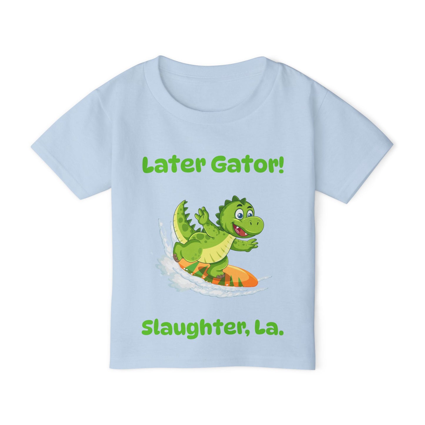 Toddler Later Gator Surfboard Tee