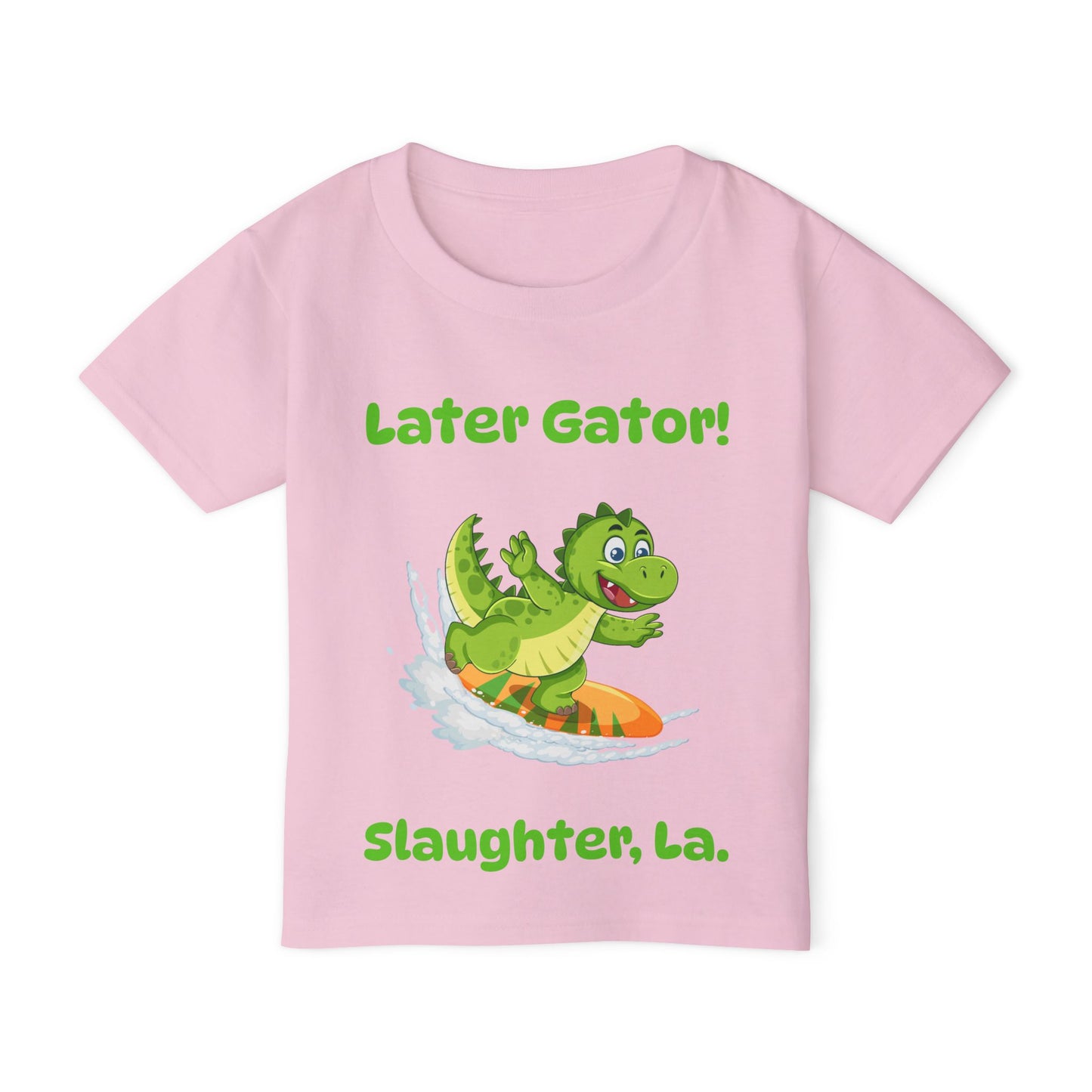 Toddler Later Gator Surfboard Tee
