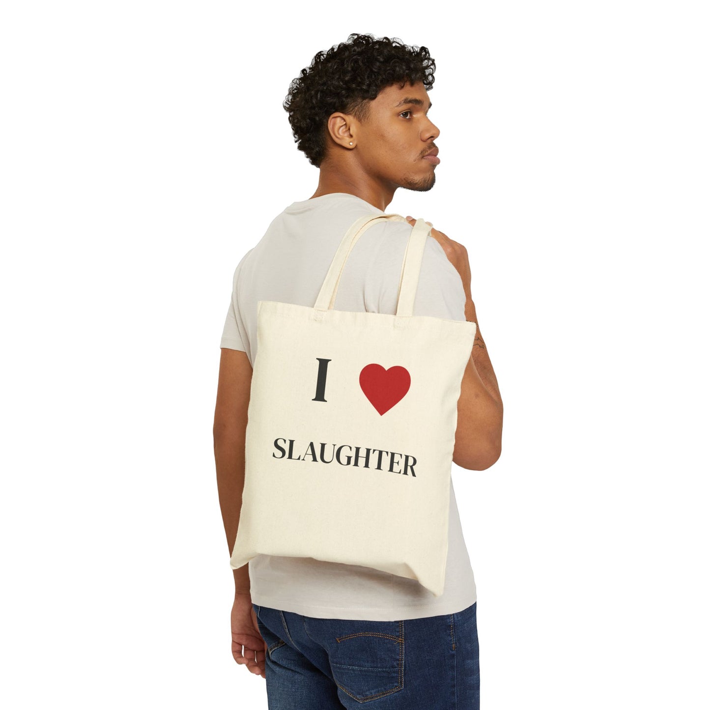 I Heart Slaughter Canvas Tote