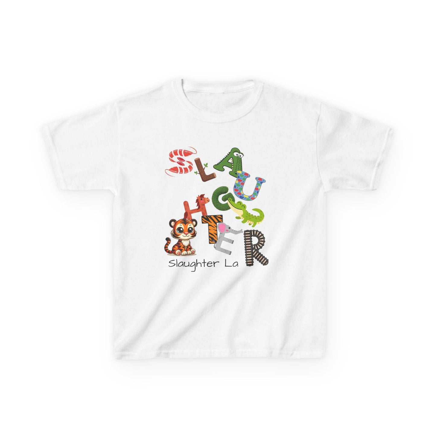 Kid's Slaughter Alphabet Tee