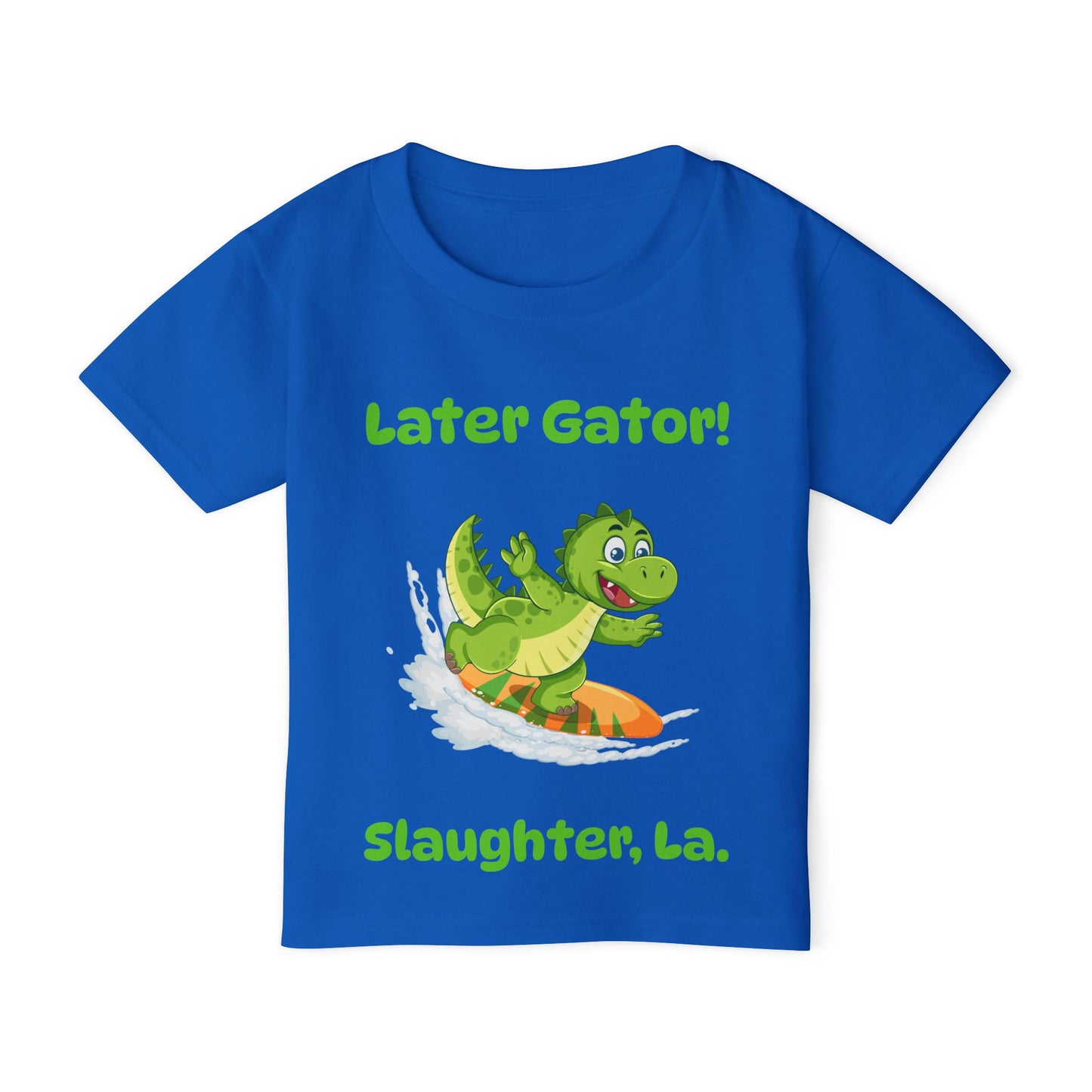 Toddler Later Gator Surfboard Tee