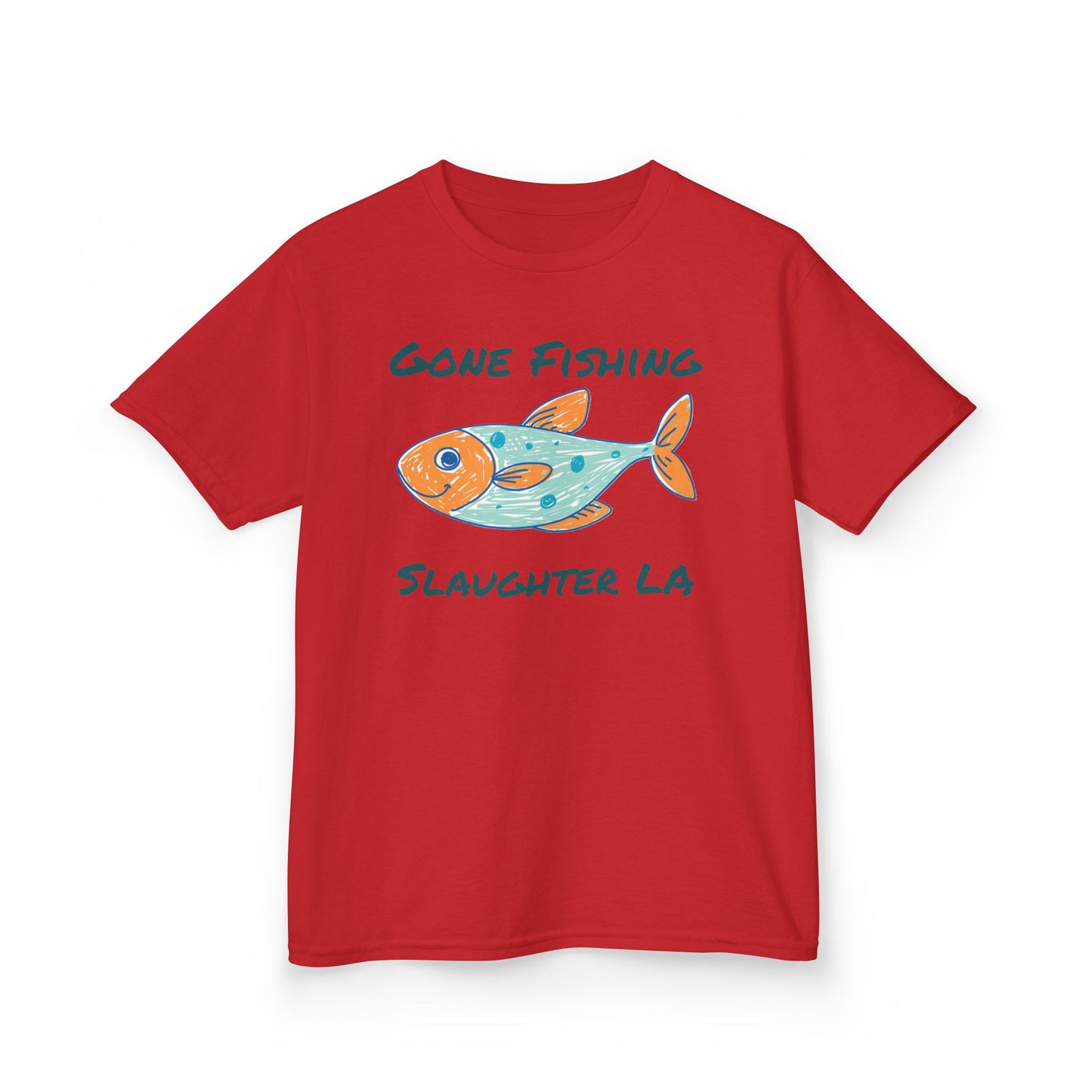 Kid's Gone Fishing Tee