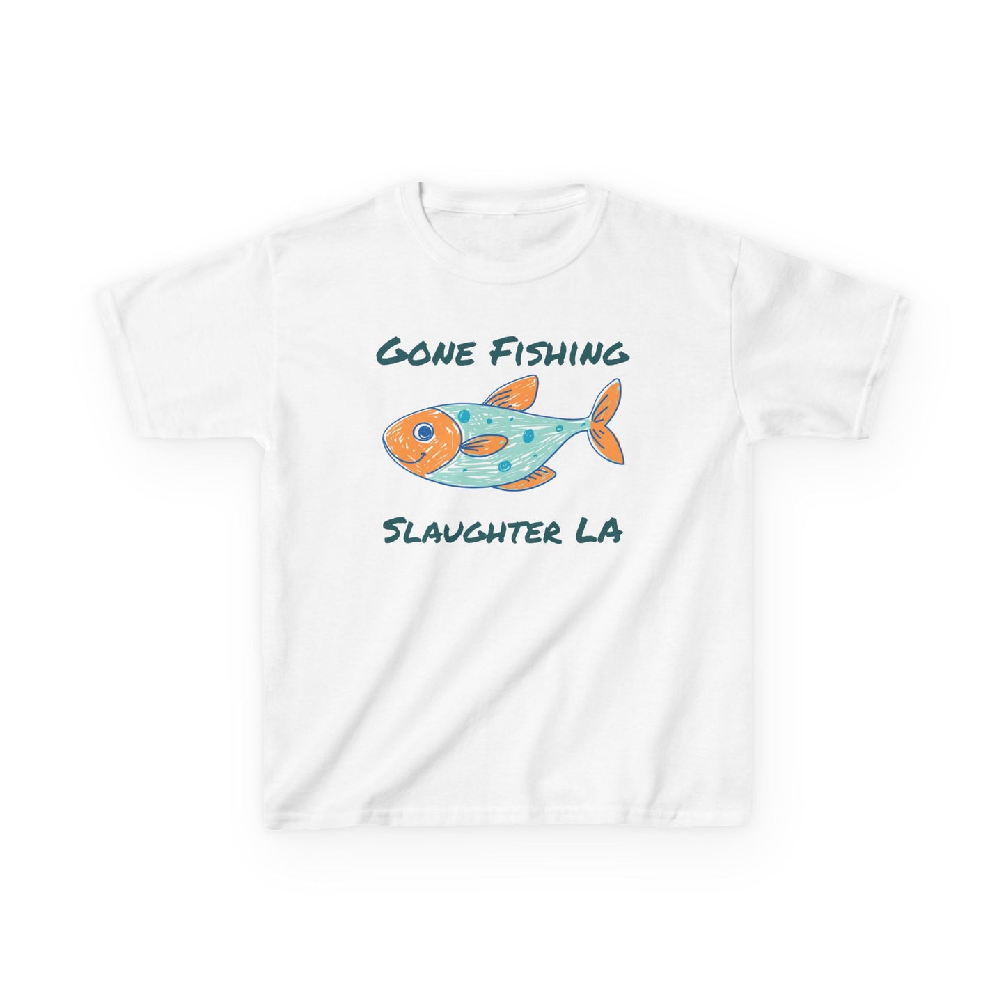 Kid's Gone Fishing Tee