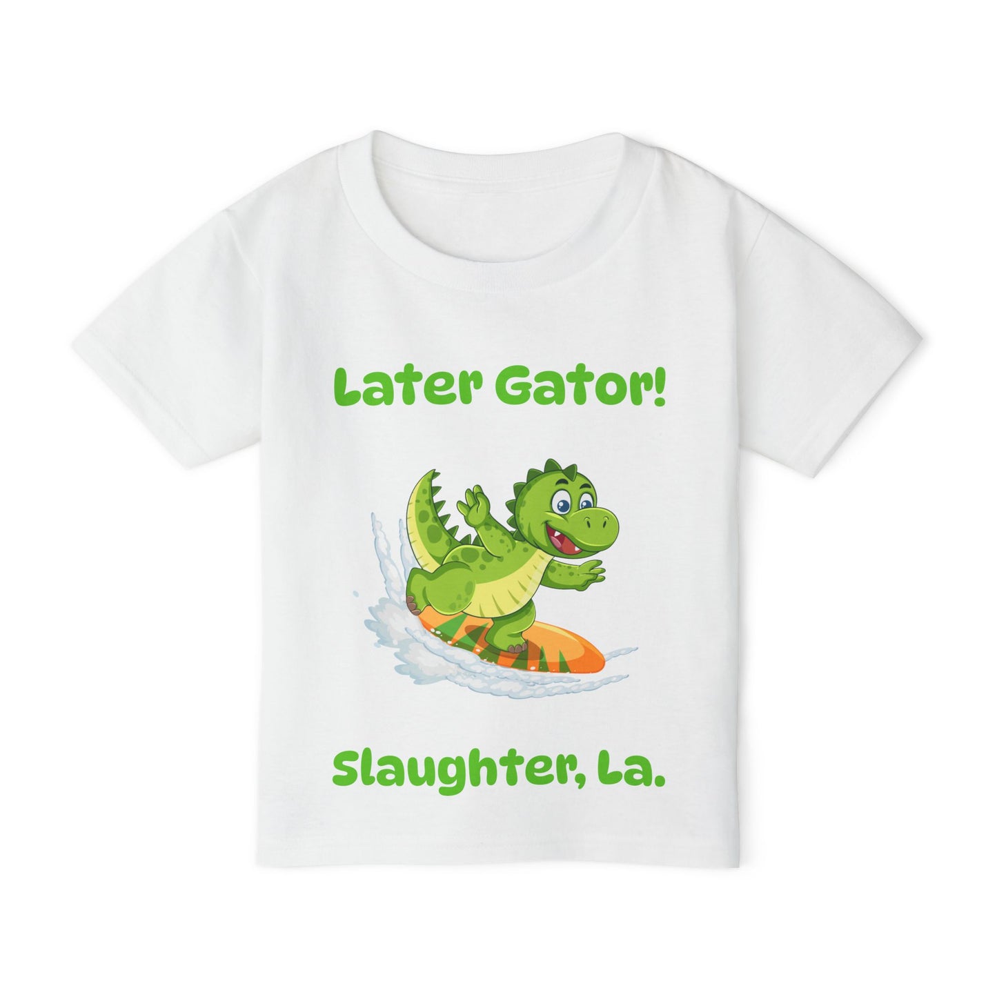 Toddler Later Gator Surfboard Tee