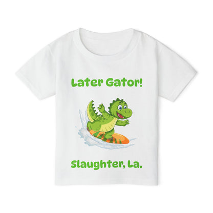 Toddler Later Gator Surfboard Tee