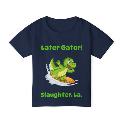 Toddler Later Gator Surfboard Tee