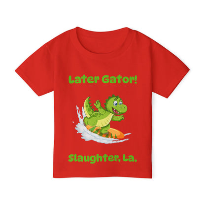 Toddler Later Gator Surfboard Tee
