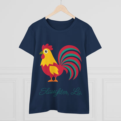 Women's Colorful Chicken Tee
