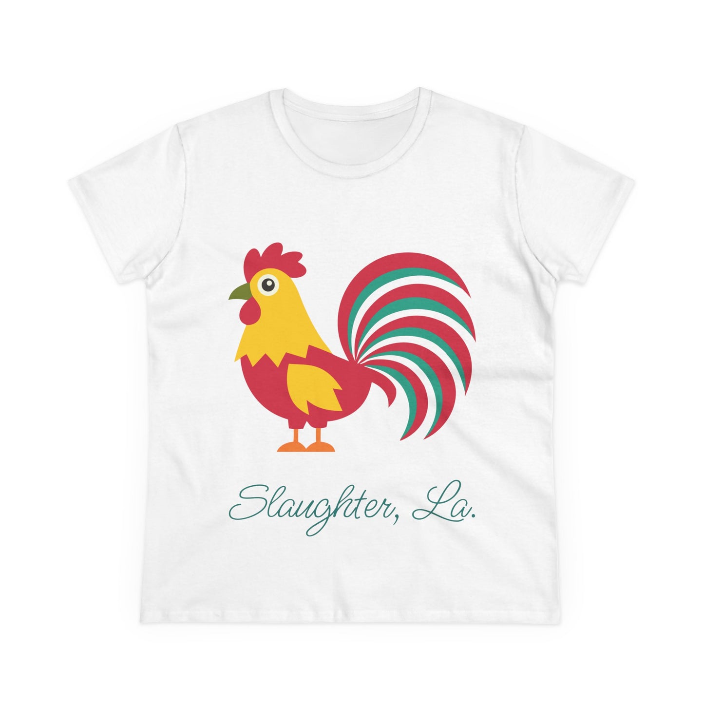 Women's Colorful Chicken Tee