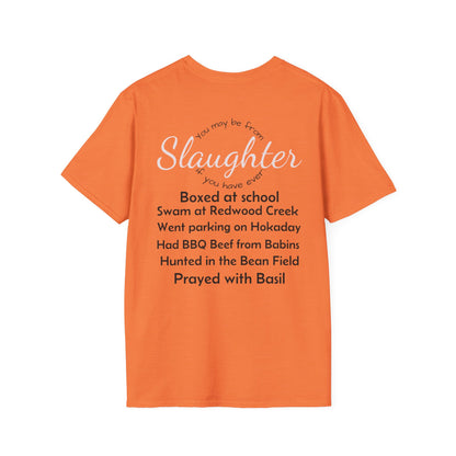 Unisex Casual T-Shirt with Fun Slaughter Theme