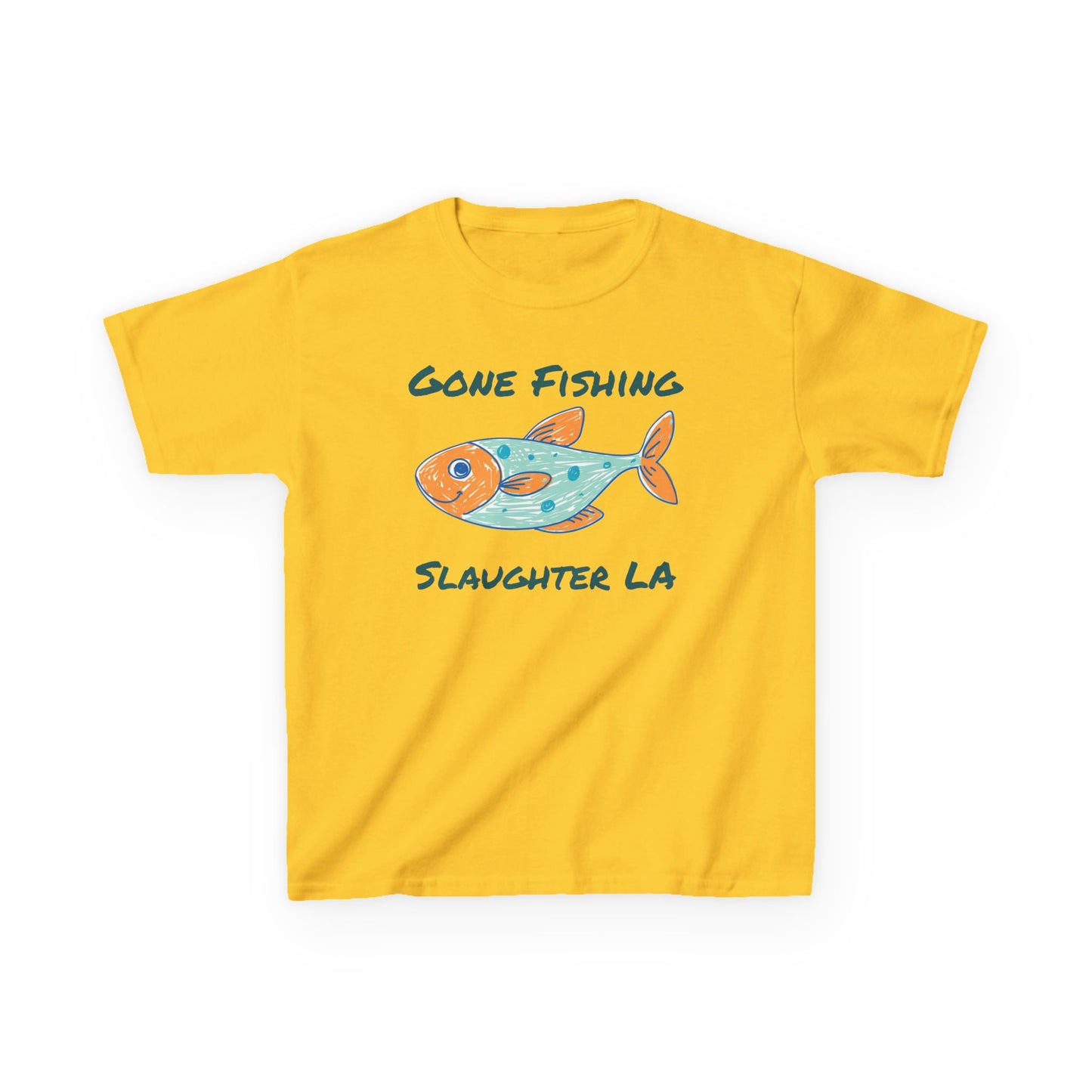 Kid's Gone Fishing Tee