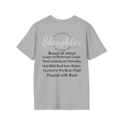 Unisex Casual T-Shirt with Fun Slaughter Theme
