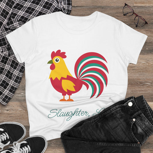 Women's Colorful Chicken Tee