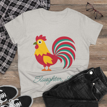 Women's Colorful Chicken Tee