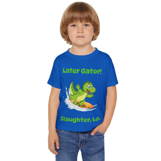 Toddler Later Gator Surfboard Tee
