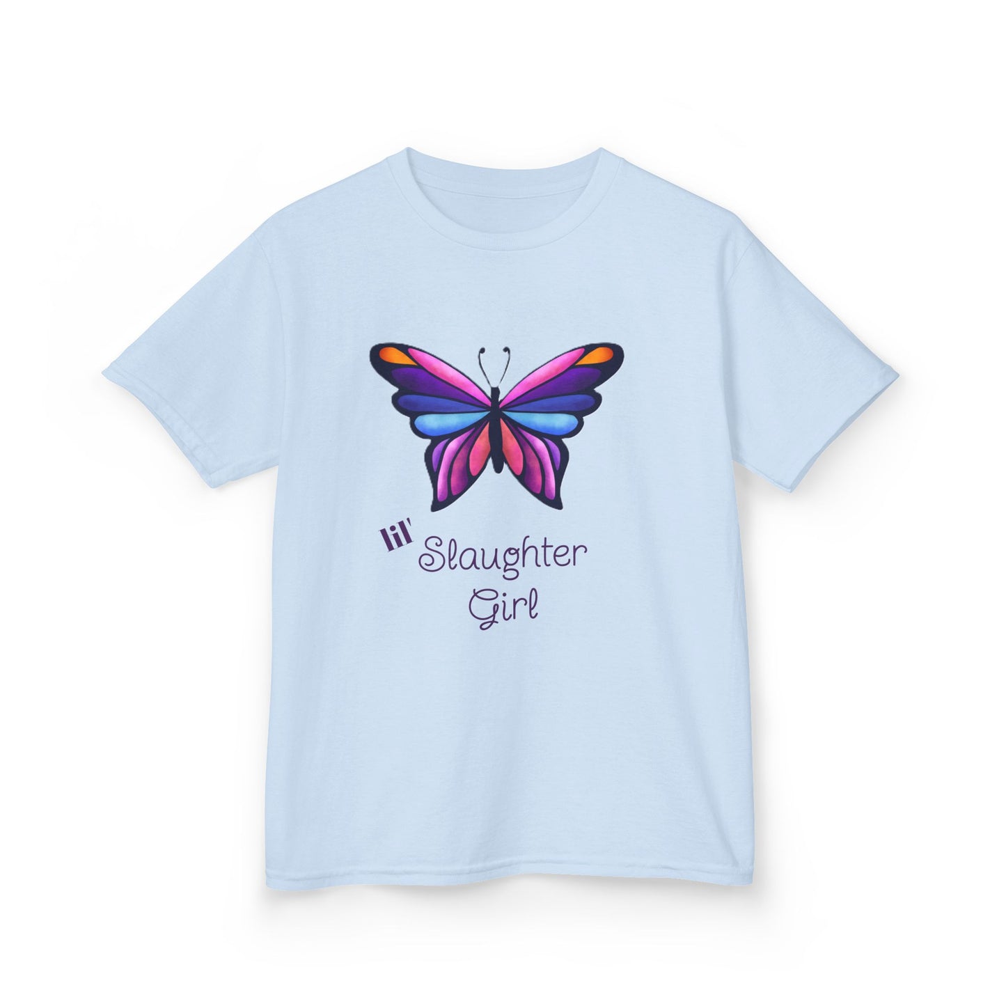 Girl's Colorful Butterfly Tee