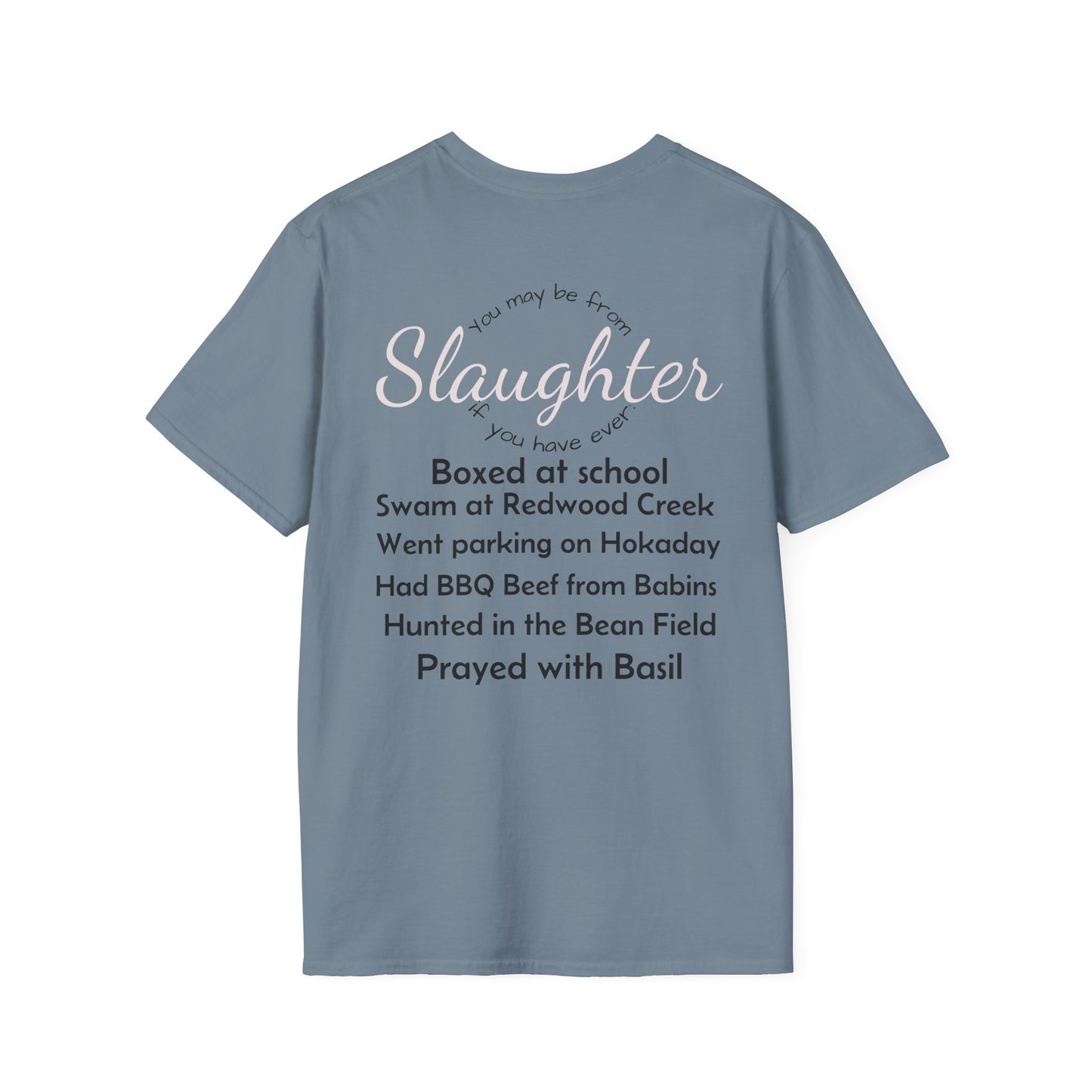 Unisex Casual T-Shirt with Fun Slaughter Theme