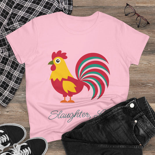 Women's Colorful Chicken Tee