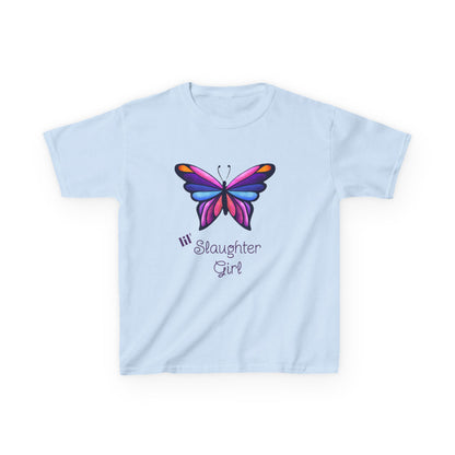 Girl's Colorful Butterfly Tee