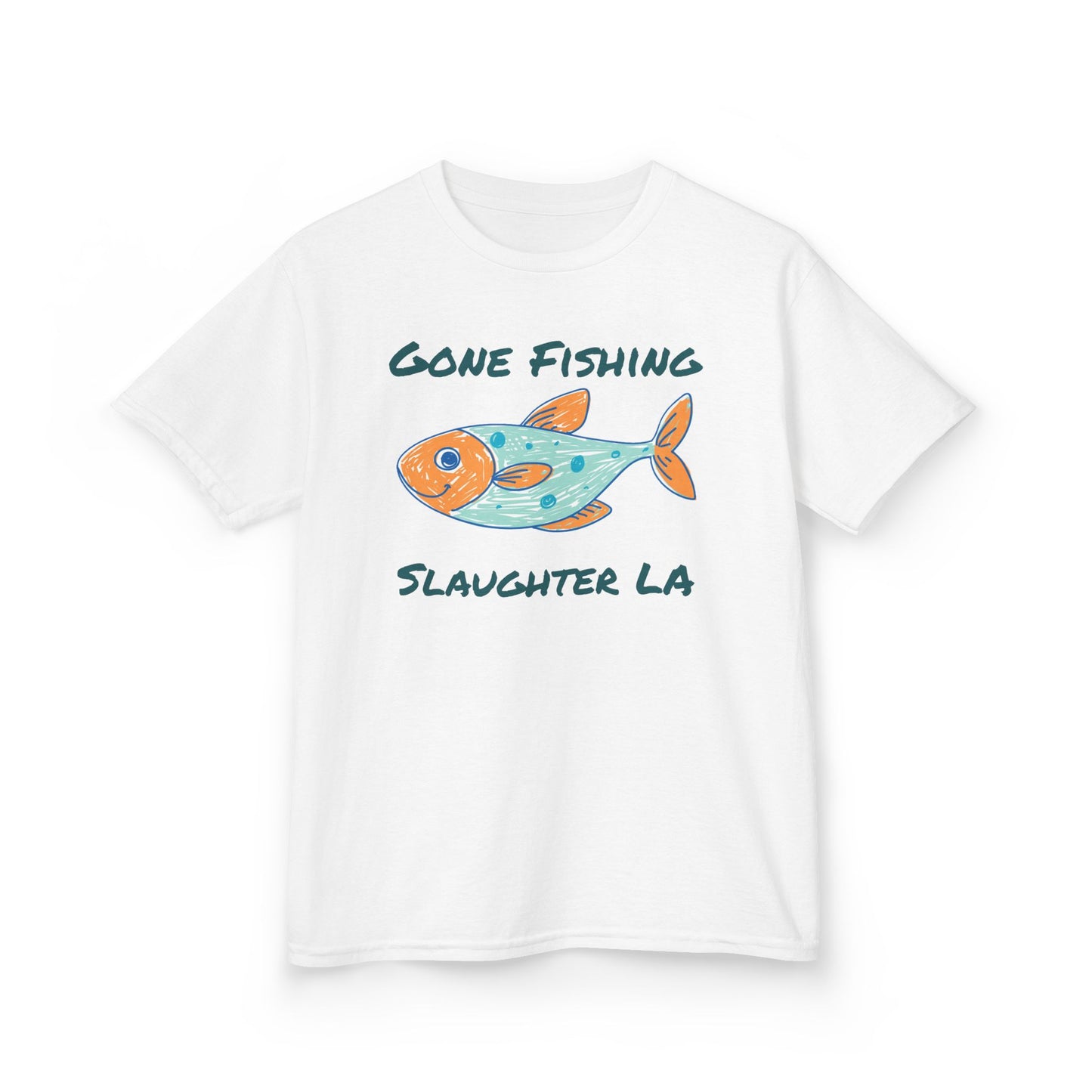 Kid's Gone Fishing Tee