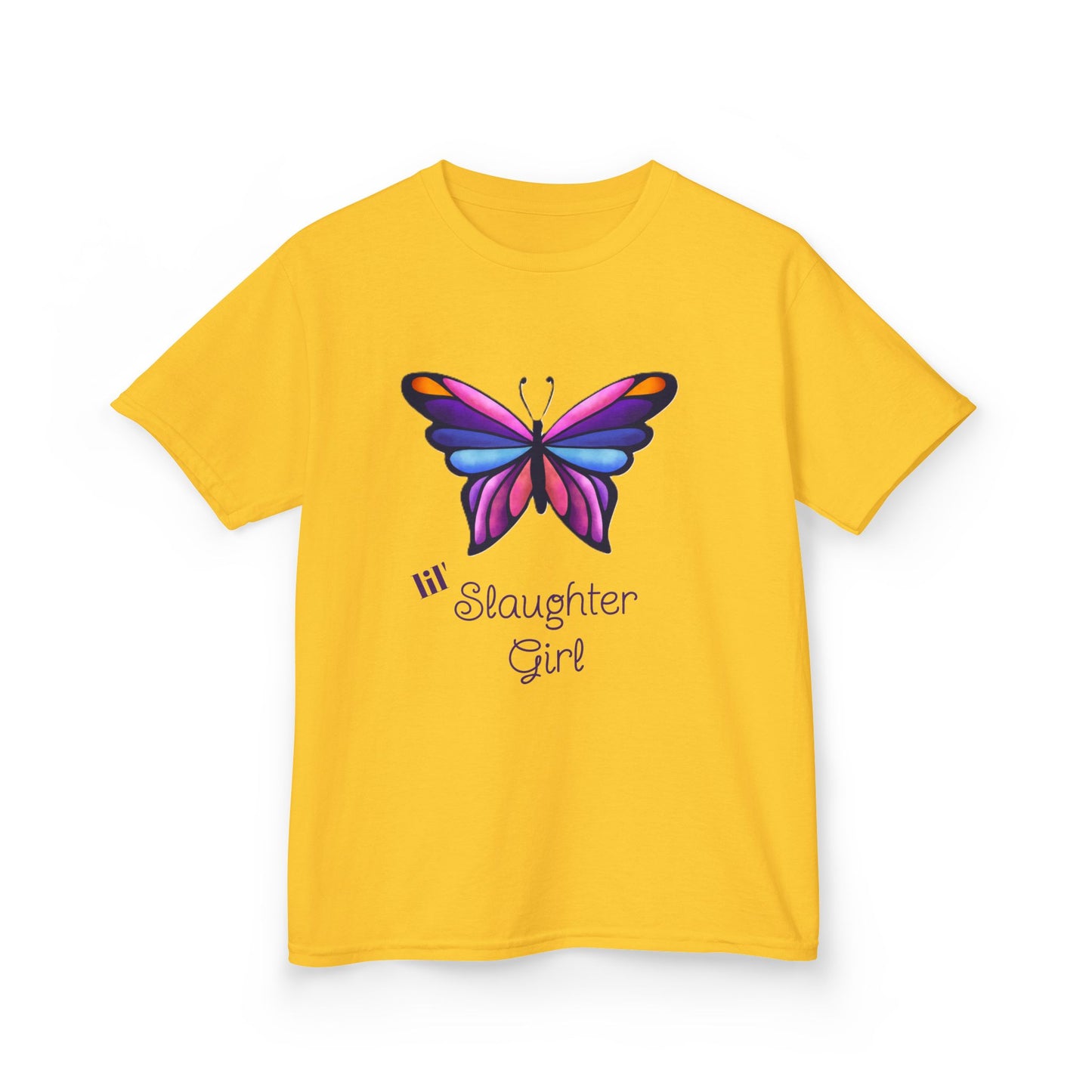 Girl's Colorful Butterfly Tee