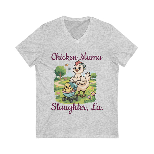 Women's Chicken Mama V-Neck Tee