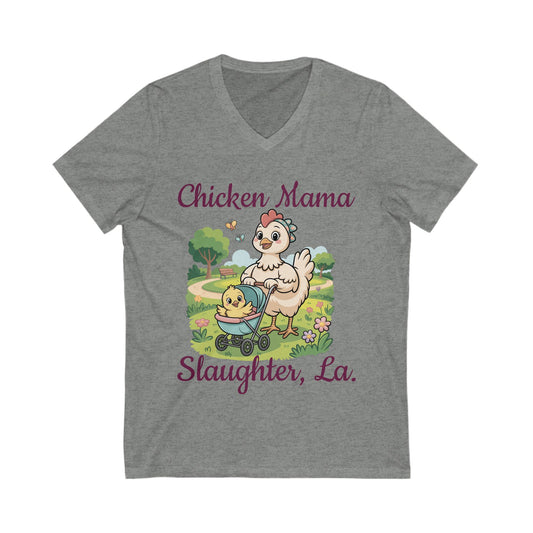 Women's Chicken Mama V-Neck Tee