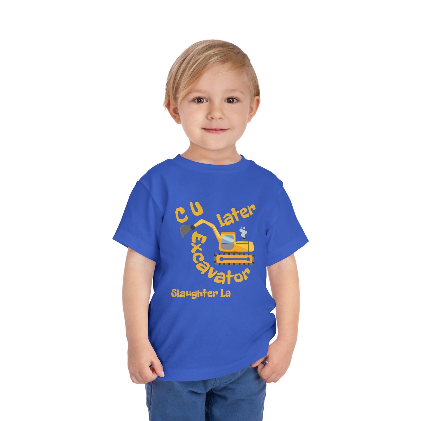 Toddler "C U later, Excavator" Tee
