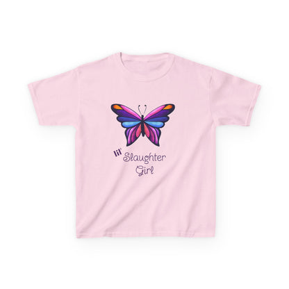 Girl's Colorful Butterfly Tee