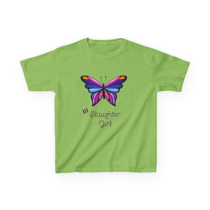 Girl's Colorful Butterfly Tee
